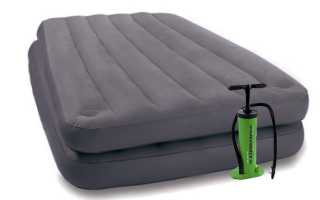 Надувной матрас болит спина