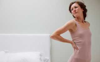 Болит спина как при месячных температура