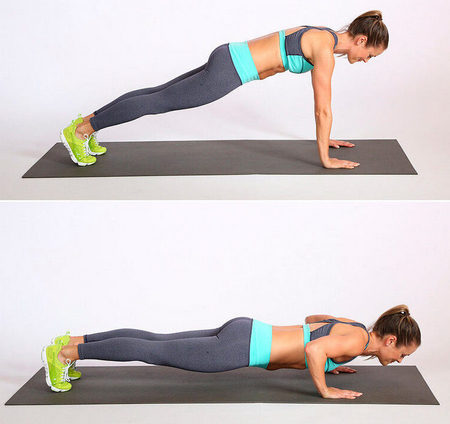 Отжимания от пола Отжимания от пола