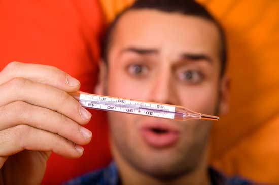 температура без симптомов простуды у взрослого