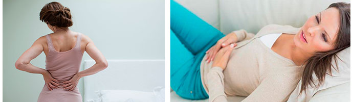 почему желудочный спазм отдает в спину