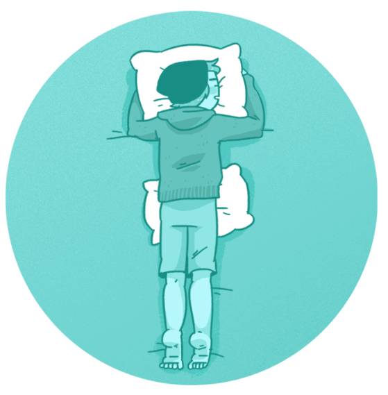 Сон, живот, лицом вниз